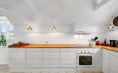 Annielle - from the Sea: Interior Design, Flooring, Kitchen, Wood, Ceiling, Cabinetry, Countertop, Light Fixture, Floor, Furniture