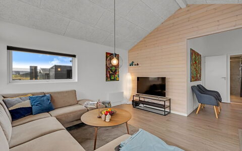 Tola - 450M from the Sea: Flooring, Wood, Floor, Interior Design, Ceiling, Room, Couch, Living Room, Wood Flooring, Home
