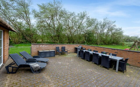 Benthe - from the Sea: Furniture, Table, Outdoor Furniture, Outdoor Table, Chair, Wood Stain, Shade, Backyard, Cottage, Kitchen & Dining Room Table
