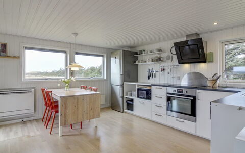 Carelle - 300M from the Sea: Wood, Ceiling, Home, Kitchen, Hardwood, Countertop, Wood Stain, Plank, Wood Flooring, Light Fixture