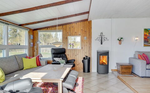 Ingebritt - 1.5Km from the Sea: Furniture, Interior Design, Couch, Living Room, Ceiling, Room, Cottage, Chair