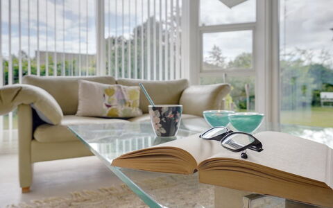 Elva - 150M from the Sea: Interior Design, Furniture, Couch, Flooring, Living Room, Floor, Home, Lighting, Room
