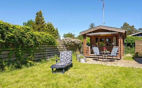 Agda - 100M from the Sea: Shrub, Cottage, House, Garden, Roof, Home, Land Lot, Garden Buildings, Lawn, Shade