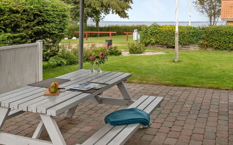 Gull - 150M from the Sea: Furniture, Outdoor Furniture, Outdoor Bench, Table, Outdoor Table, Picnic Table, Bench, Shade, Garden, Chair