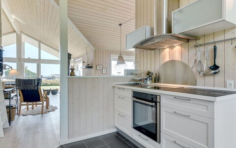 Fridtjof - 100M from the Sea: Wood, Ceiling, Flooring, Interior Design, Kitchen, Floor, Countertop, Home, Furniture, Wood Flooring