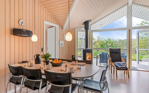 Dagny - 300M from the Sea: Furniture, Outdoor Furniture, Tableware, Table, Drinkware, Chair, Outdoor Table, Food, Bottle