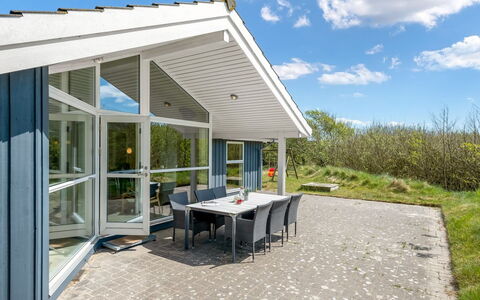 Dagny - 300M from the Sea: Furniture, Outdoor Furniture, Tableware, Table, Drinkware, Chair, Outdoor Table, Food, Bottle