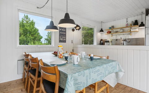 Elin - 3Km from the Sea: Furniture, Wood, Interior Design, Flooring, Ceiling, Kitchen & Dining Room Table, Kitchen, Chair, Floor, Light Fixture