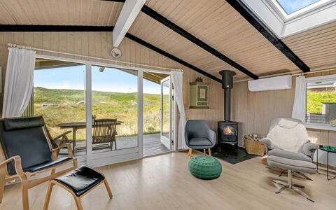 Friedel - 150M from the Sea: Interior Design, Ceiling, Floor, Flooring, Home, Furniture, Room, Living Room, Wood Flooring, Cottage