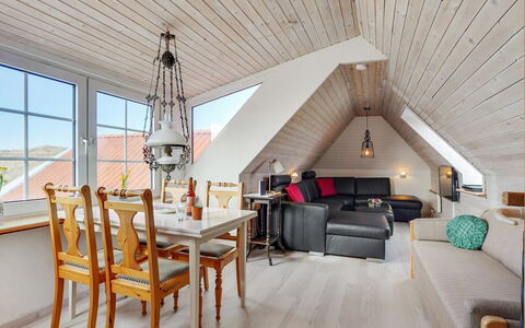 Pauli - 75M from the Sea: Furniture, Interior Design, Wood, Ceiling, Flooring, Home, Room, Wood Flooring, Table, Floor