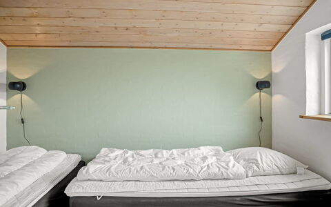Hariet - 600M from the Sea: Interior Design, Wall, Furniture, Floor, Flooring, Bedroom, Bed, Wood, Ceiling, Lighting