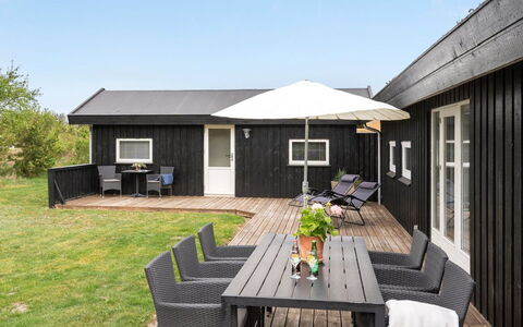 Birette - 1.5Km from the Sea: Wood, Home, House, Roof, Cottage, Door, Deck, Shade, Hardwood, Porch