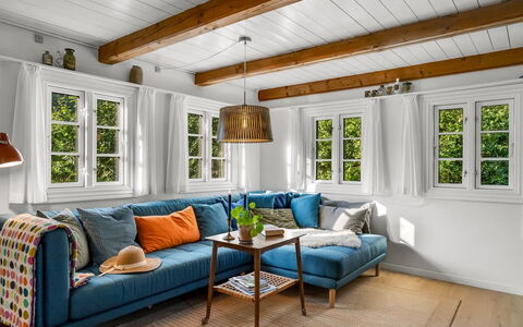 Beghel - 350M from the Sea: Furniture, Interior Design, Couch, Flooring, Wood, Floor, Living Room, Home, Room, Table