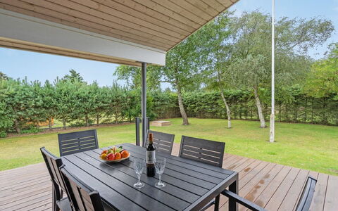 Ønder - 800M from the Sea: Furniture, Wood, Table, Chair, Porch, Flooring, Kitchen & Dining Room Table, Outdoor Furniture, Ceiling, Outdoor Table
