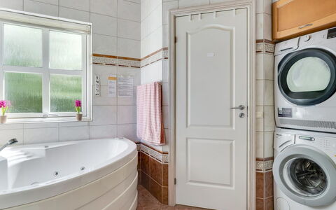 Bina - 1.9Km from the Sea: Interior Design, Flooring, Plumbing Fixture, Floor, Tap, Washing Machine, Bathroom, Plumbing, Room, Ceiling