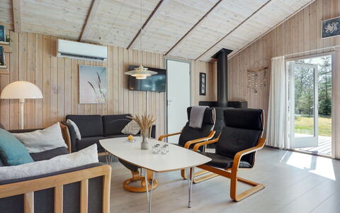 Akka - 2Km from the Sea: Wood, Interior Design, Flooring, Living Room, Floor, Ceiling, Furniture, Room, Couch, Light Fixture