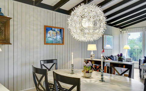 Claudette - 1Km from the Sea: Interior Design, Furniture, Chandelier, Light Fixture, Ceiling, Wood, Dining Room, Lighting, Flooring, Table