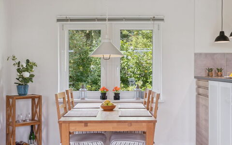 Merit - 800M from the Sea: Furniture, Interior Design, Flooring, Floor, Table, Chair, Dining Room, Wood, Kitchen & Dining Room Table, Light Fixture