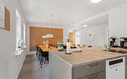 Thorward - 1.5Km from the Sea: Furniture, Interior Design, Kitchen, Countertop, Flooring, Wall, Cabinetry, Floor, Wood, Ceiling