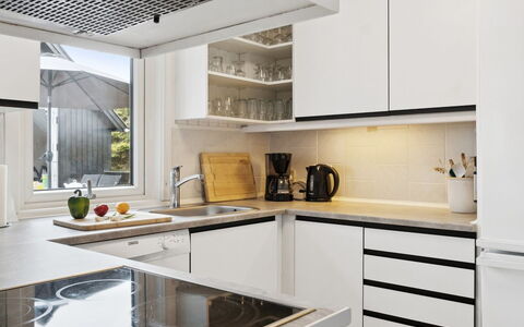 Hallveig - 1.1Km from the Sea: Kitchen Appliance, Kitchen, Countertop, Cabinetry, Interior Design, Furniture, Major Appliance, Home Appliance, Wood, Light Fixture