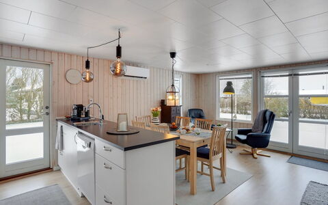 Leefke - 300M from the Sea: Wood, Light Fixture, Ceiling, Interior Design, Flooring, Kitchen, Furniture, Countertop, Lighting, Cabinetry