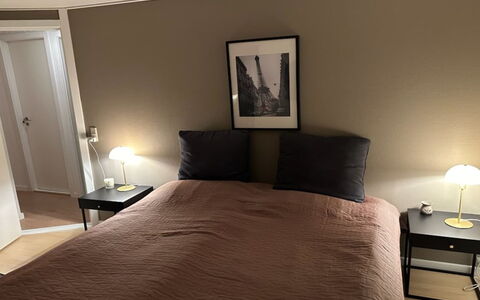 Leefke - 300M from the Sea: Bed, Bedroom, Furniture, Floor, Interior Design, Flooring, Wood, Bed Sheet, Bedding, Textile