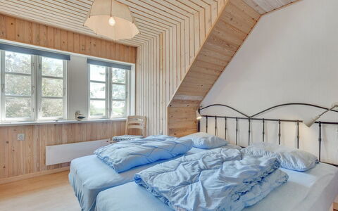 Ilja - 400M from the Sea: Bedroom, Wood, Bed, Furniture, Interior Design, Bedding, Ceiling, Bed Sheet, Home, Floor