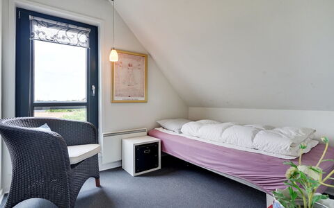 Anselmi - 450M from the Sea: Furniture, Bedroom, Bed, Home, Interior Design, Floor, Bed Frame, Room, Bed Sheet, Bedding