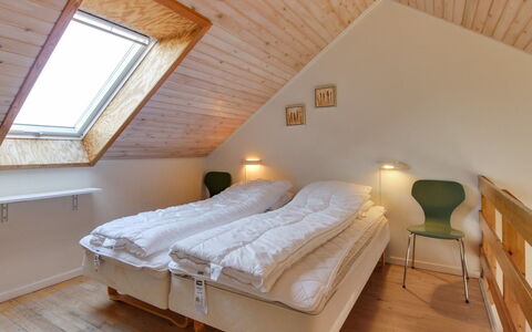 Ronia - 100M from the Sea: Bed, Bedroom, Bedding, Interior Design, Bed Sheet, Wood, Floor, Flooring, Ceiling, Furniture