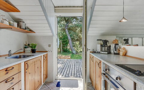 Lenia - 1Km from the Sea: Wood, Kitchen, Countertop, Major Appliance, Hardwood, Cabinetry, Kitchen Appliance, Wood Flooring, Houseplant, Wood Stain