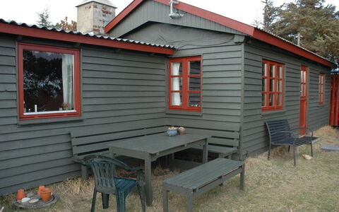 Annita - 300M from the Sea: Roof, House, Home, Cottage, Siding, Estate, Driveway, Garden Buildings, Yard, Shed