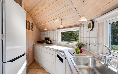 Ansine - 1.2Km from the Sea: Wood, Flooring, Kitchen, Ceiling, Interior Design, Major Appliance, Floor, Plumbing Fixture, Countertop, Home
