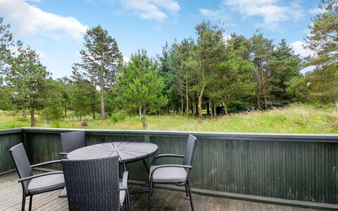 Juste - 2.2Km from the Sea: Outdoor Furniture, Garden, Deck, Fence, Hardwood, Landscaping, Chair, Shade, Outdoor Table, Yard