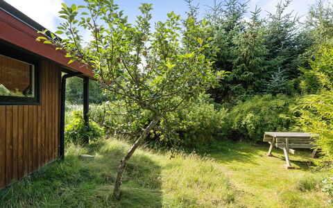 Sune - 500M from the Sea: Roof, House, Home, Cottage, Siding, Estate, Driveway, Garden Buildings, Yard, Shed