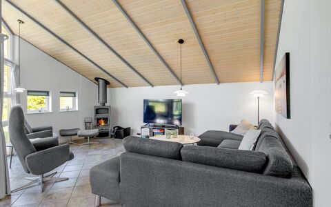 Tammes - 1Km from the Sea: Interior Design, Ceiling, Flooring, Wood, Furniture, Couch, Living Room, Floor, Light Fixture, Lighting