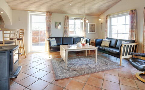 Karlina - 100M from the Sea: Furniture, Flooring, Couch, Wood, Interior Design, Floor, Living Room, Ceiling, Table