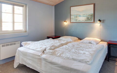 Karlina - 100M from the Sea: Bedroom, Bed, Bed Sheet, Bedding, Ceiling, Interior Design, Bed Frame, Floor, Linens, Room