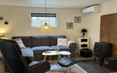 Sanni - 1.6Km from the Sea: Furniture, Flooring, Living Room, Interior Design, Couch, Floor, Home, Room