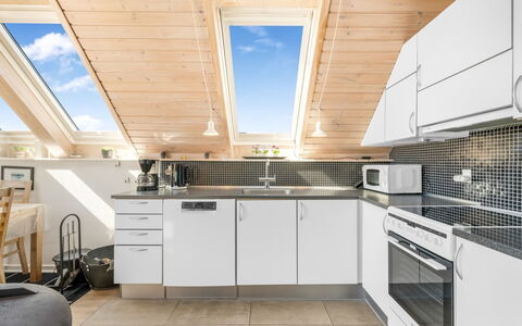 Armelle - from the Sea: Kitchen, Wood, Ceiling, Flooring, Major Appliance, Interior Design, Countertop, Floor, Kitchen Appliance, Cabinetry