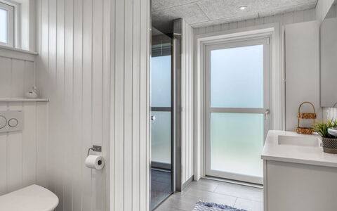 Markku - 400M from the Sea: Wall, Flooring, Wood, Floor, Plumbing Fixture, Interior Design, Ceiling, Sink, Plumbing, Bathroom