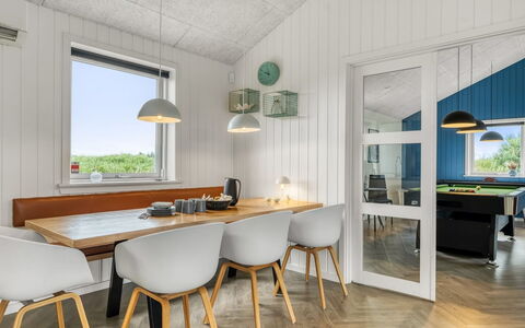 Markku - 400M from the Sea: Interior Design, Furniture, Flooring, Wood, Floor, Ceiling, Light Fixture, Kitchen & Dining Room Table, Dining Room, Wood Flooring