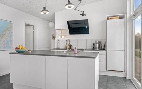 Pontus - 400M from the Sea: Kitchen, Kitchen Appliance, Countertop, Interior Design, Major Appliance, Flooring, Cabinetry, Light Fixture, Ceiling, Furniture