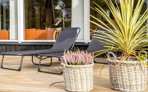 Helene - 1.5Km from the Sea: Roof, House, Home, Cottage, Siding, Estate, Driveway, Garden Buildings, Yard, Shed
