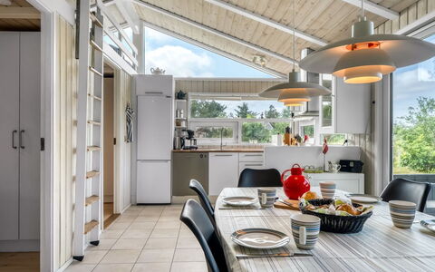 Immi - 1.5Km from the Sea: Wood, Ceiling, Interior Design, Flooring, Furniture, Home, Floor, Light Fixture, Kitchen, Kitchen & Dining Room Table