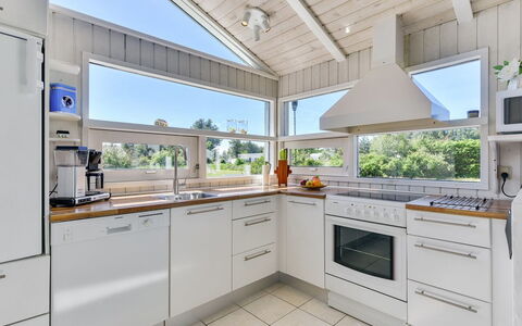 Immi - 1.5Km from the Sea: Kitchen, Flooring, Interior Design, Countertop, Wood, Floor, Ceiling, Furniture, Kitchen Appliance, Cabinetry