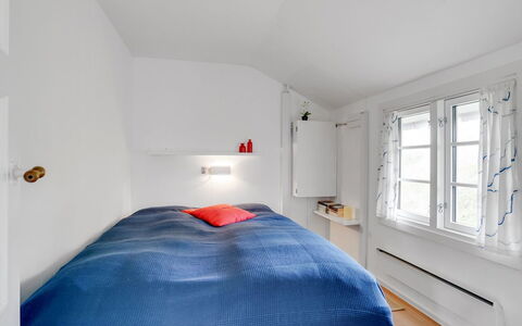 Baldine - 140M from the Sea: Wall, Bedroom, Bed, Ceiling, Interior Design, Bed Sheet, Furniture, Bedding, Linens, Home