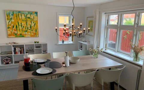 Huanca - 900M from the Sea: Furniture, Interior Design, Flooring, Chair, Dining Room, Table, Floor, Wood, Kitchen & Dining Room Table, Light Fixture