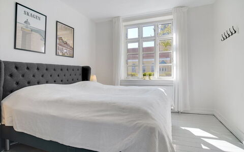 Tobias - 800M from the Sea: Bed, Furniture, Bedroom, Bedding, Interior Design, Bed Sheet, Linens, Bed Frame, Throw Pillow, Room
