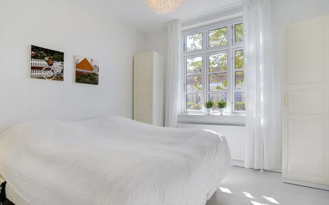 Tobias - 800M from the Sea: Bed, Furniture, Interior Design, Bedroom, Floor, Flooring, Wood, Bedding, Ceiling, Bed Sheet