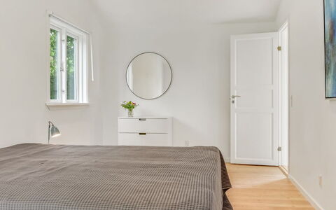 Sverkel - 700M from the Sea: Furniture, Interior Design, Flooring, Floor, Wood, Bedroom, Bed, Ceiling, Wood Flooring, Home